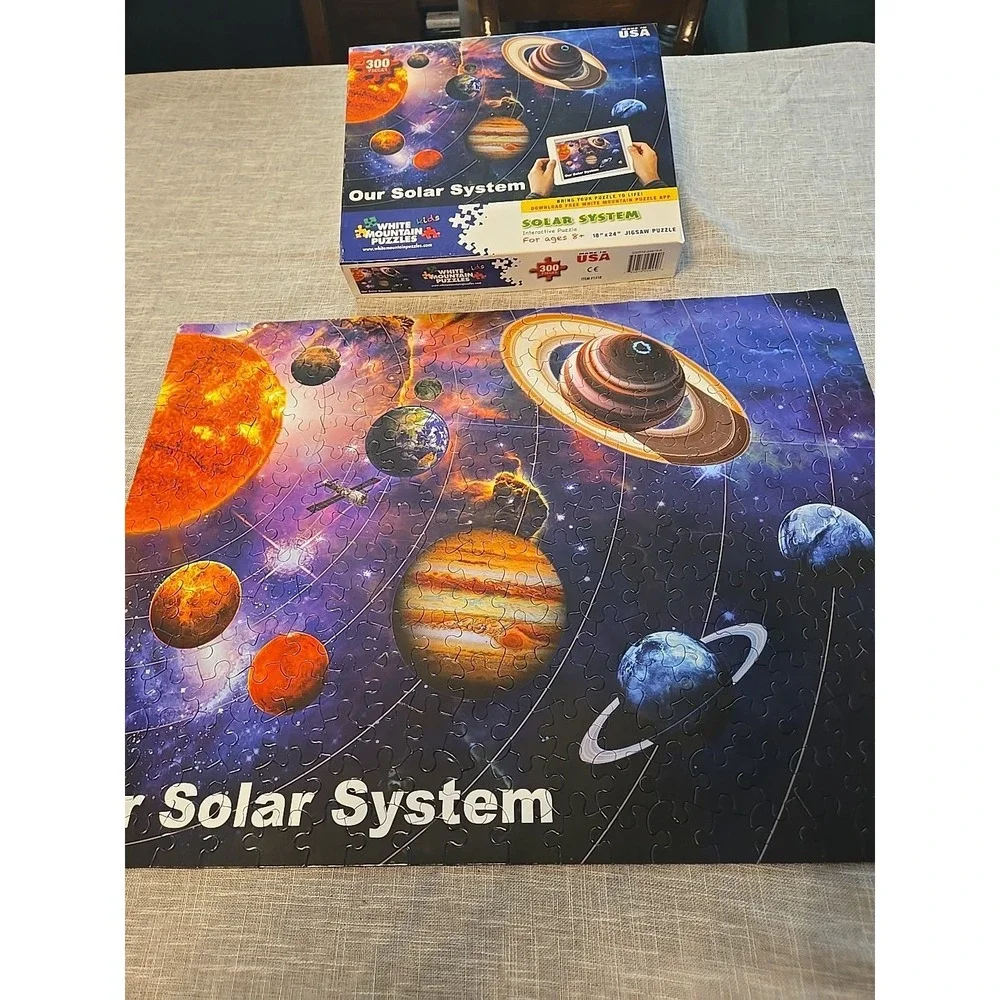 White‎ Mountain Solar System Jigsaw Puzzle 300 Pieces Item 1310A